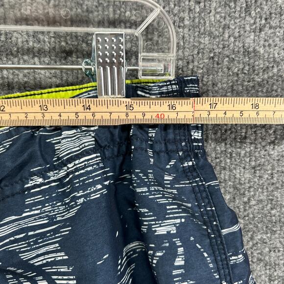 Speedo Swim Trunks Mens XL Blue Floral Hawaiian Print Comfort Drawstring - Picture 7 of 10